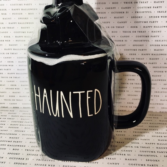 Halloween Rae Dunn Haunted House Topper Black Mug - Picture 6 of 6
